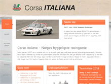 Tablet Screenshot of corsaitaliana.no